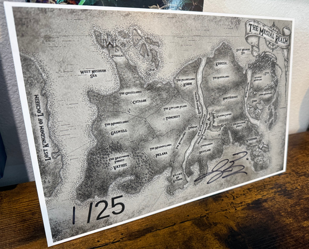 Special Edition Wooden Map of the Mesial Realm - limited to /25 Run